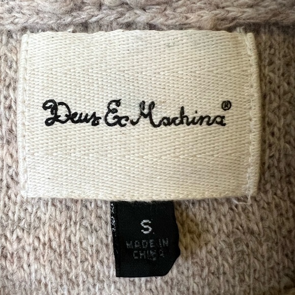 Deus Ex Machina Wool Blend Kangaroo Pocket Hoodie Sweater Sweatshirt -Size Small - Picture 7 of 10